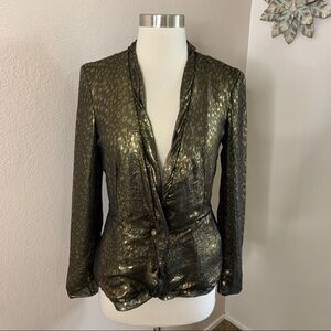 W118 Ny Walter Baker Semi Sheer Blazer XS